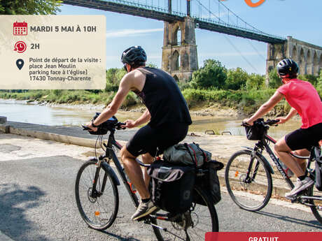 Mai à vélo - D'un pont à l'autre, au fil de la Charente à vélo