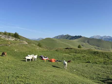Randonnées équestres - Les Cavaliers des Merveilles - Marc Ratagne et Julie Belmont