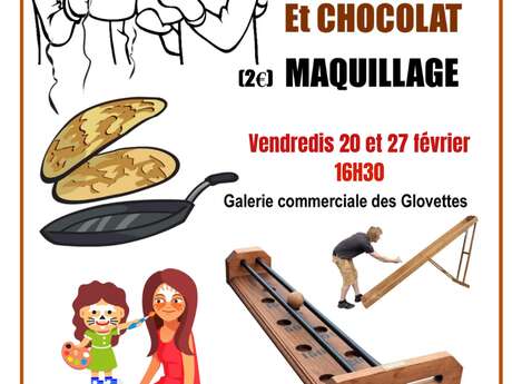 Jeux en bois crêpes et chocolat