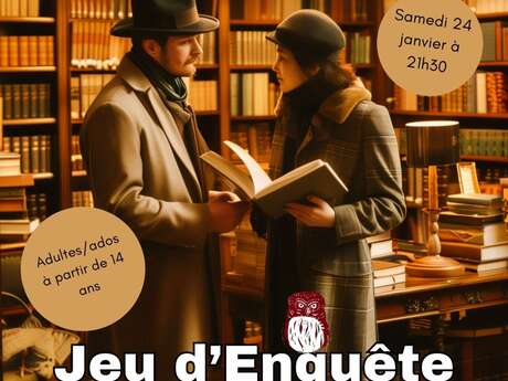 Lesenacht: Ermittlungsspiel "Massaker in der Bibliothek".