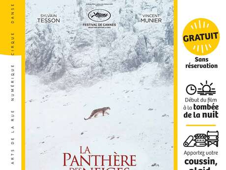 Cinéma en plein air : "La panthère des neiges"