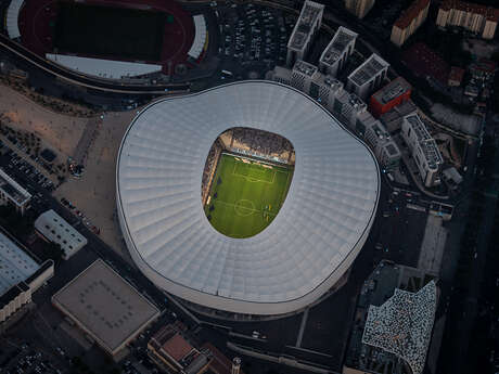 Marseille stadium - Fly on mars