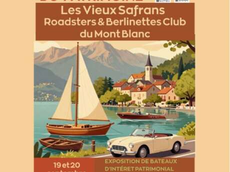 Journées Européennes du Patrimoine : Les Vieux Safrans et Roadsters & Berlinettes Club du Mont-Blanc