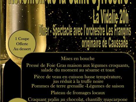 Réveillon de la Saint Sylvestre à la Vidalie