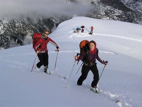 Découverte des joies du ski de rando!