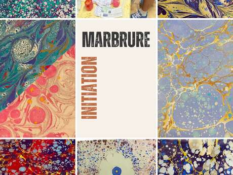 Atelier initiation à la marbrure