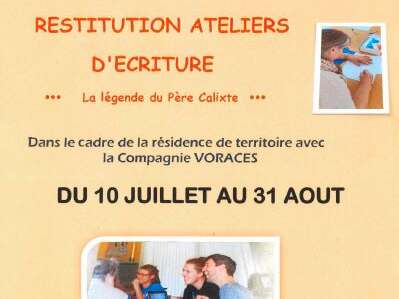 Exposition : Restitution des ateliers d'écritures