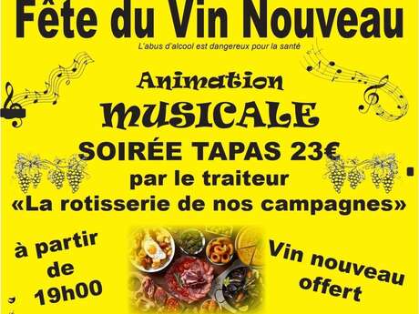 Soirée vin nouveau Soirée vin nouveau