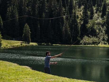 Pêche au Lac de la Mouille