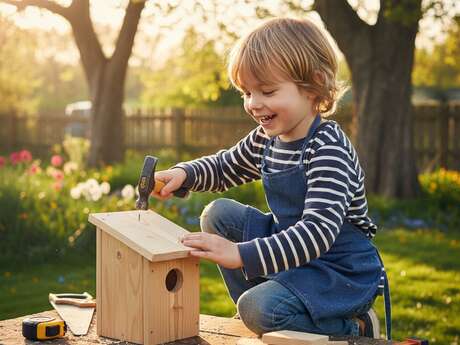 Atelier enfant "Création d'un nichoir à oiseau" à Villaverde