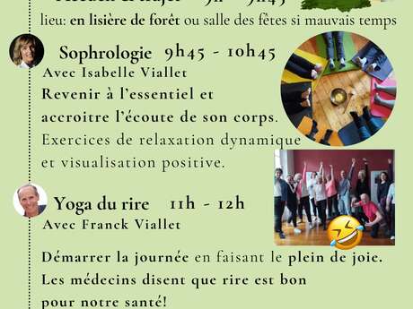 Matinée bien-être (Sophro & Yoga du rire) au Sappey en Chartreuse