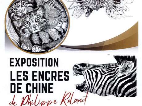 Philippe Rolland - Chinese ink exhibition at Les Fous de Ré