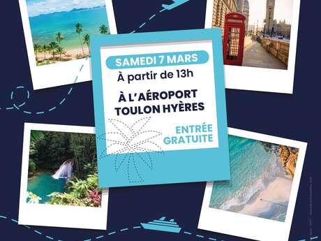 Spettacolo di viaggio all'aeroporto di Tolone Hyères
