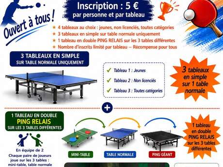 Tournoi de Tennis de Table