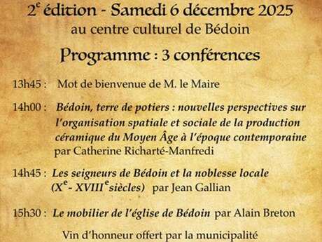 2ème rencontre historique : Mémoires de Bédoin et du Ventoux
