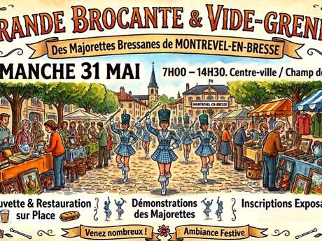 Vide-greniers des majorettes bressanes