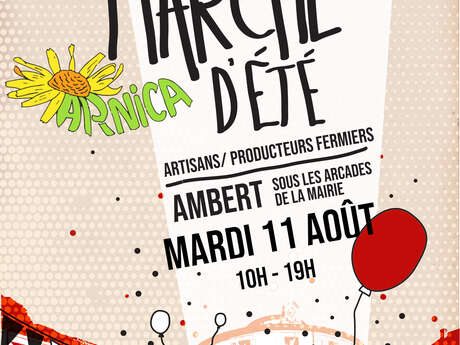 Marché d'été, marché artisanal et de producteurs