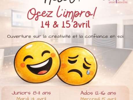 Ateliers théâtre découverte improvisation