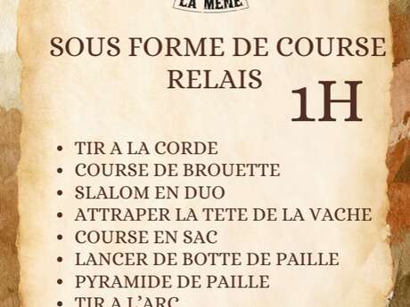 Team building : Olympiade au Ranch