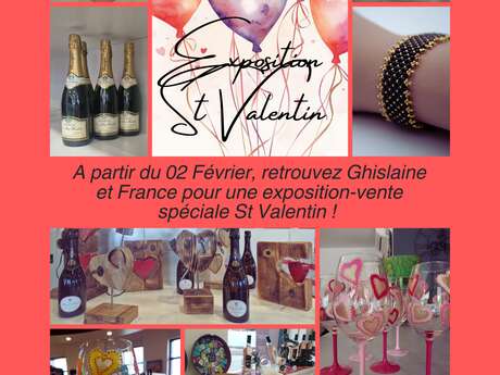 Cellier des Archers - Exposition Saint Valentin