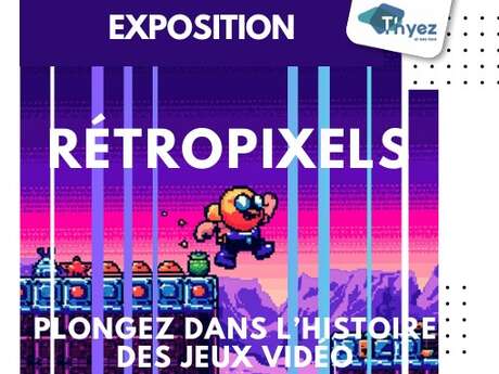 Médiathèque de Thyez : exposition Rétropixels