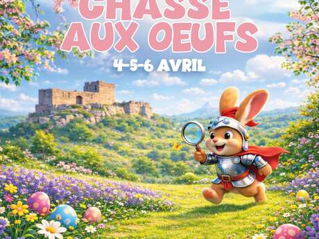 Chasse aux oeufs au château
