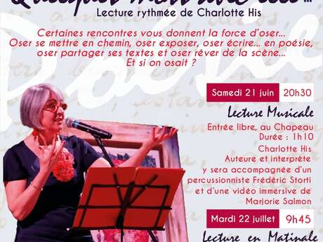 Lecture : Quelques mots avec elle.. Charlotte His