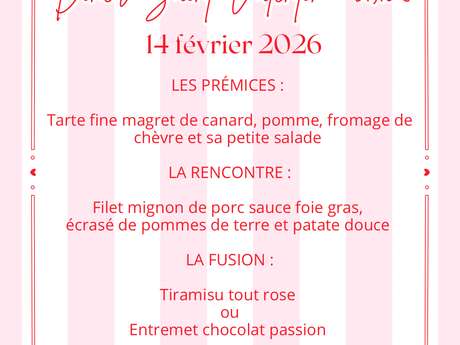 Fêtez la Saint Valentin à l'Abside
