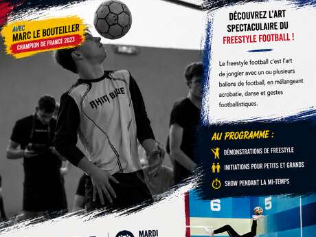 Foot Freestyle - Demostraciones e iniciaciones con Marc Le Bouteiller