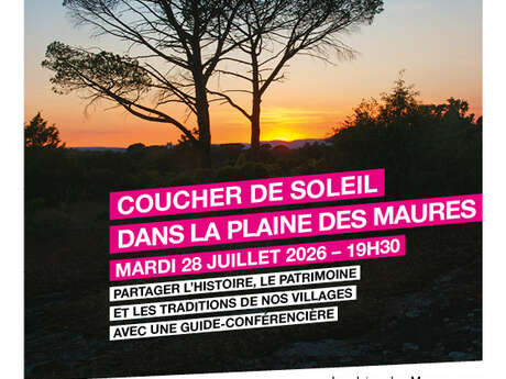 Balade commentée "Coucher de soleil dans la plaine des Maures"