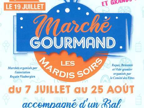Marché gourmand à Bourg-de-Visa