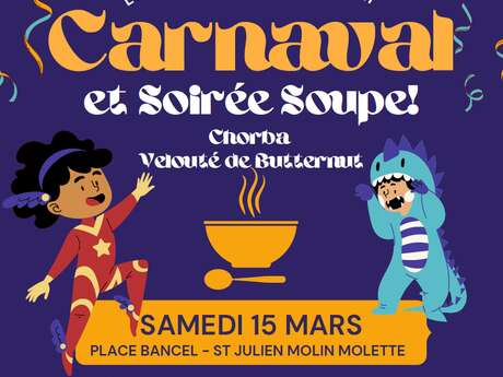 Carnaval et Soirée soupe du Sou des écoles