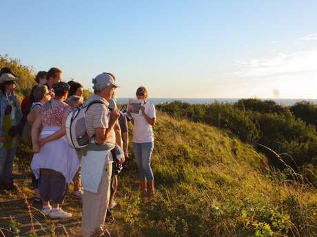 Nachtführung auf der insel madame mit ihrer befestigungsanlage