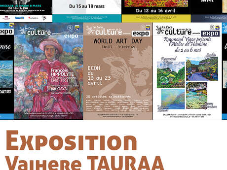 Exposition Vaihere Tauraa - Salle Muriavai