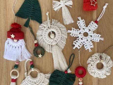 Les rendez-vous de Marius - Laboratorio di decorazione di alberi in macramè