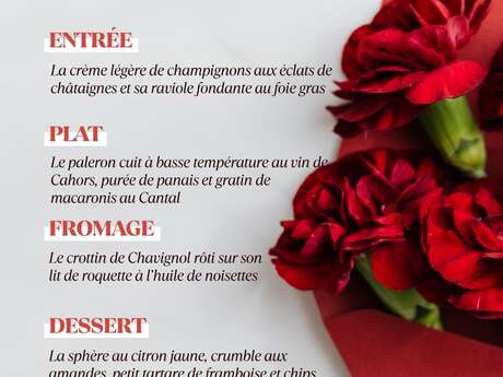 Saint Valentin à l'Auberge La Bécassière