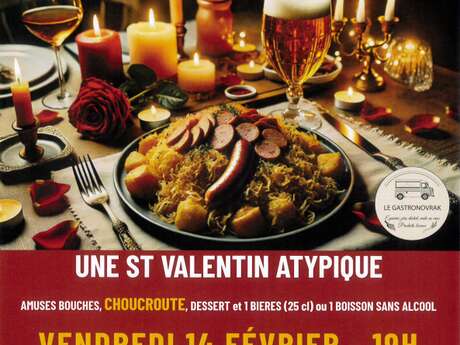 Choucroute spéciale Saint-Valentin à la Brasserie