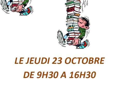 Braderie d'automne à la bibliothèque