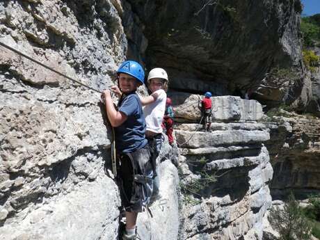 Via-Ferrata avec le Bureau des guides des 2 vallées