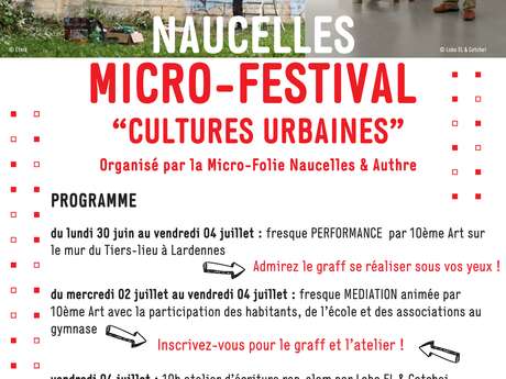 Micro-Festival Cultures urbaines Micro-Festival Cultures urbaines