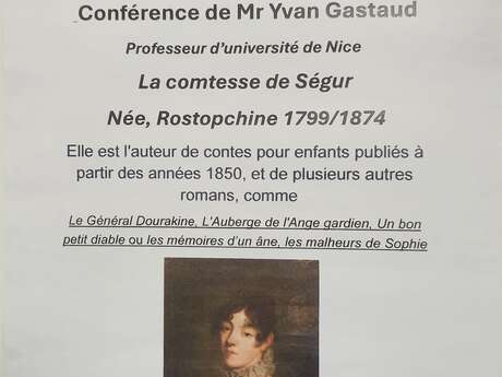Conférence de Mr. Yvan Gastaud