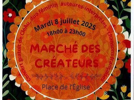 Ars-en-Ré artists' night market and concert by CléAu