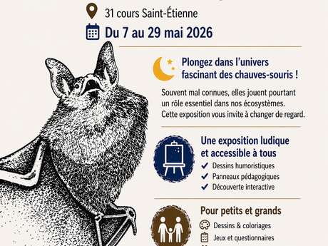 EXPOSITION : "La Chauve-Souris, une étrange créature !"