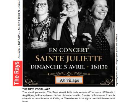 Concert de Vocal Jazz - "The Rays"