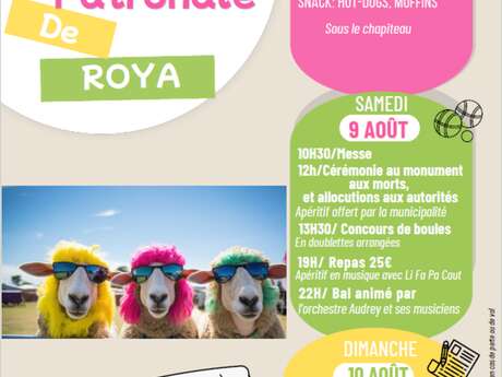 Fête patronale du hameau de Roya