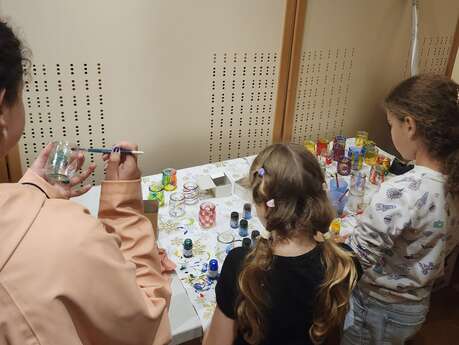 Atelier lumignons - Mise en lumière de l'abbaye
