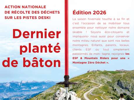 Last ‘Mountain Zero Waste’ stick planting