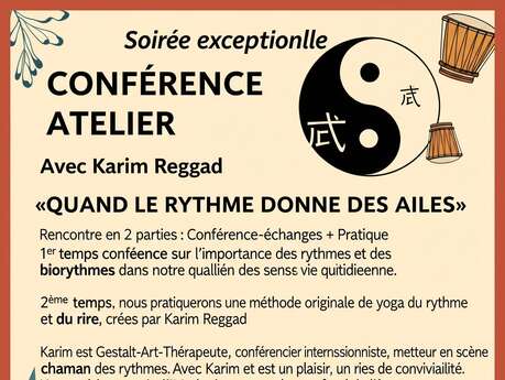 Conférence atelier - Quand le rythme donne des ailes