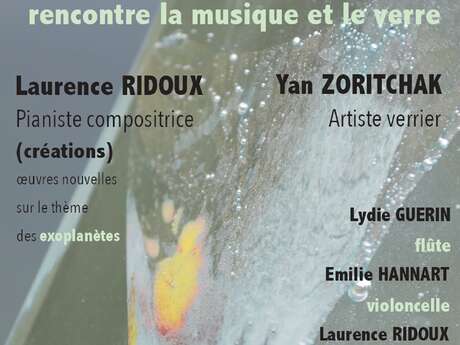 Concert - Exposition : "Quand la force de la lumière rencontre la musique et le verre"