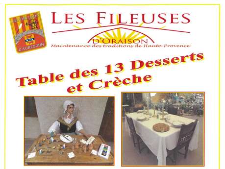 Exposition "La table des 13 desserts et de la crèche"